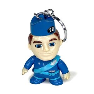 Thunderbirds Scott Tracy Plastic Vintage Keychain
